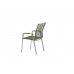 Geneve dining fauteuil st. steel/rope moss green Ø5mm